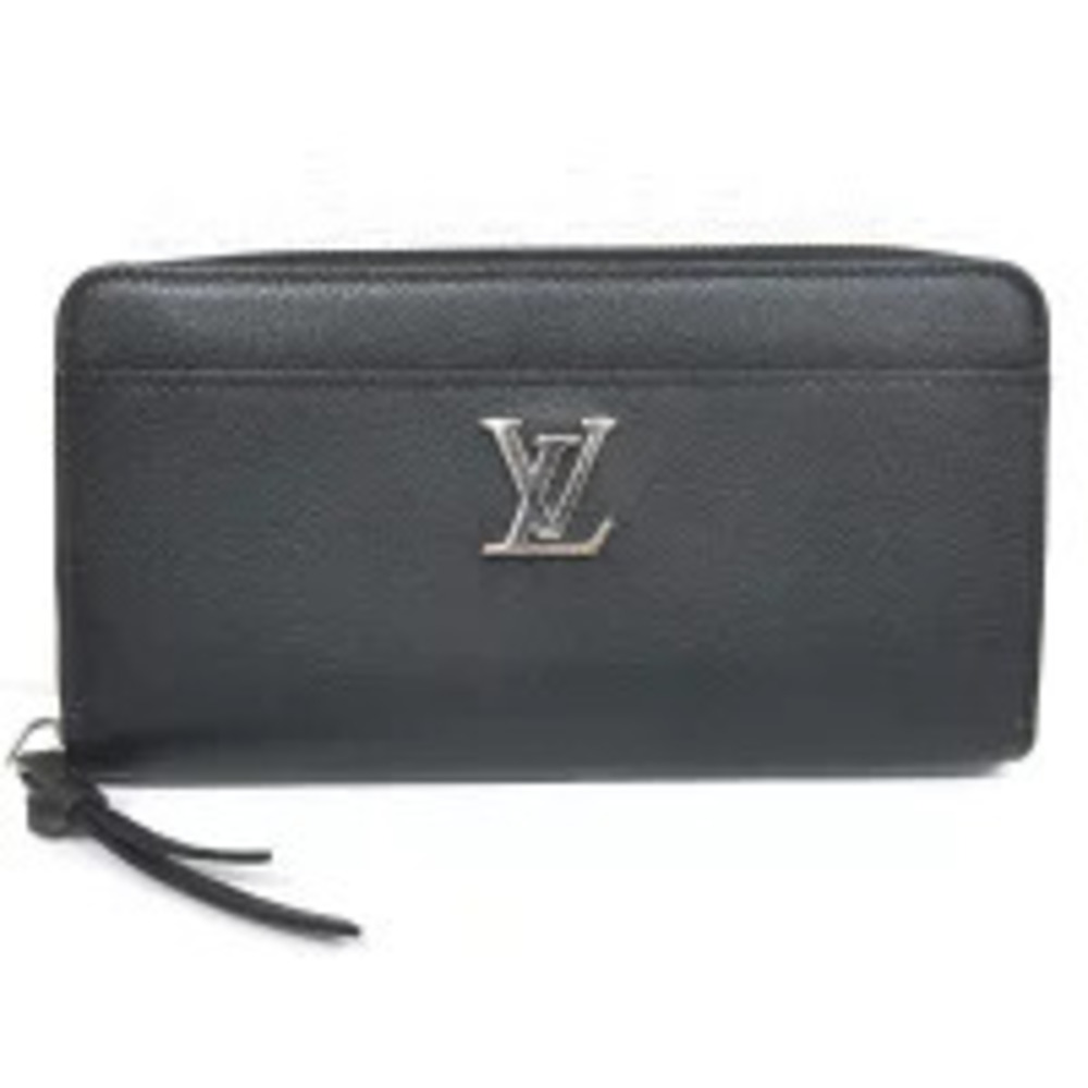 Louis Vuitton Zippy Lockme Long Wallet Noir Black
